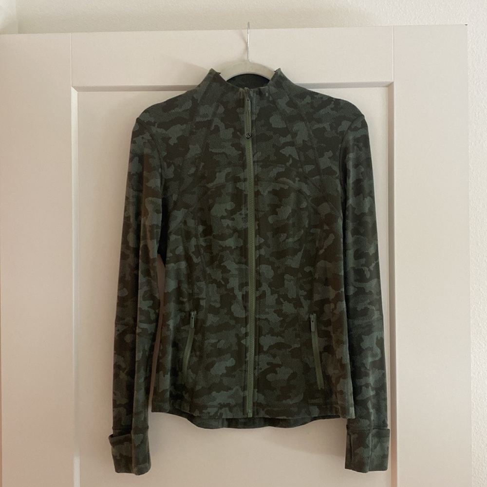 Lululemon align jacket military green size 8